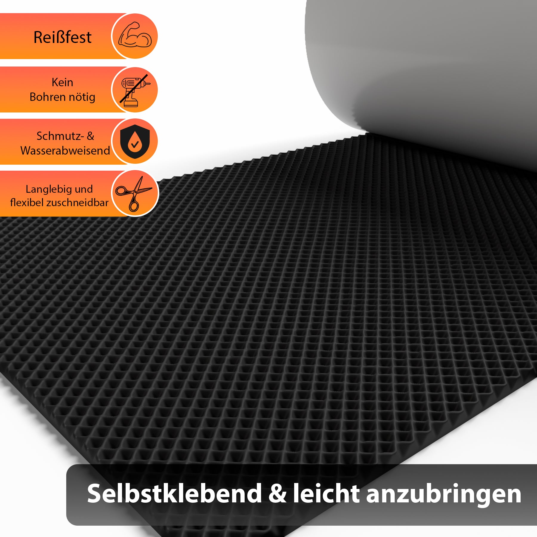 2 Rollen Garagen Wandschutz selbstklebend 200x20x0,5cm – extra dicker Türkantenschutz 4
