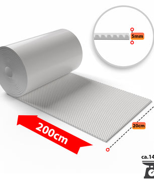 2 Rollen Garagen Wandschutz selbstklebend 200x20x0,5cm – extra dicker Türkantenschutz 3