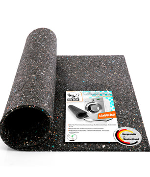 Antivibrationsmatte 60x60 cm – zuschneidbare Gummimatte – Dämmmatte 2cm Höhe