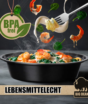 15 Stück runde Meal Prep Boxen 700ml BPA frei wiederverwendbar lebensmittelecht 4