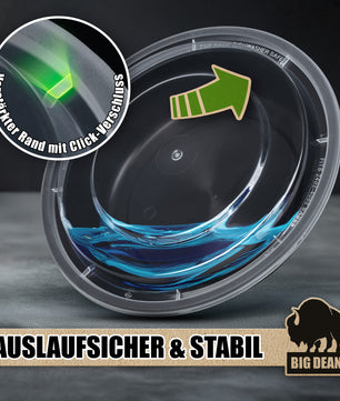 15 Stück runde Meal Prep Boxen 700ml BPA frei wiederverwendbar lebensmittelecht 5