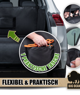 Universelle Kofferraum Schutzmatte mit Seiten- und Stoßstangenschutz 5