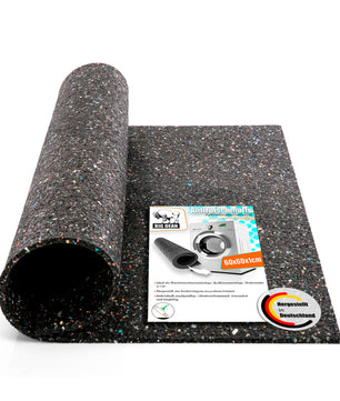 Antivibrationsmatte 60x60 cm – zuschneidbare Gummimatte – Dämmmatte 1cm Höhe