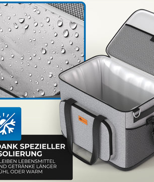 15L Kühltasche bis zu 5h kühl - perfekt als Lunchtasche, Einkaufstasche & Picknicktasche  6