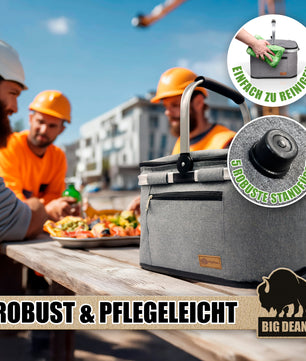 Thermo Einkaufskorb 22L hält bis zu 5 Stunden kühl - robuster Kühlkorb & Picknickkorb - BigDean 5