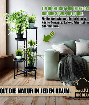 5 Etagen Blumenständer klappbarer Pflanzenständer robuster Blumenständer Metall von BigDean 5