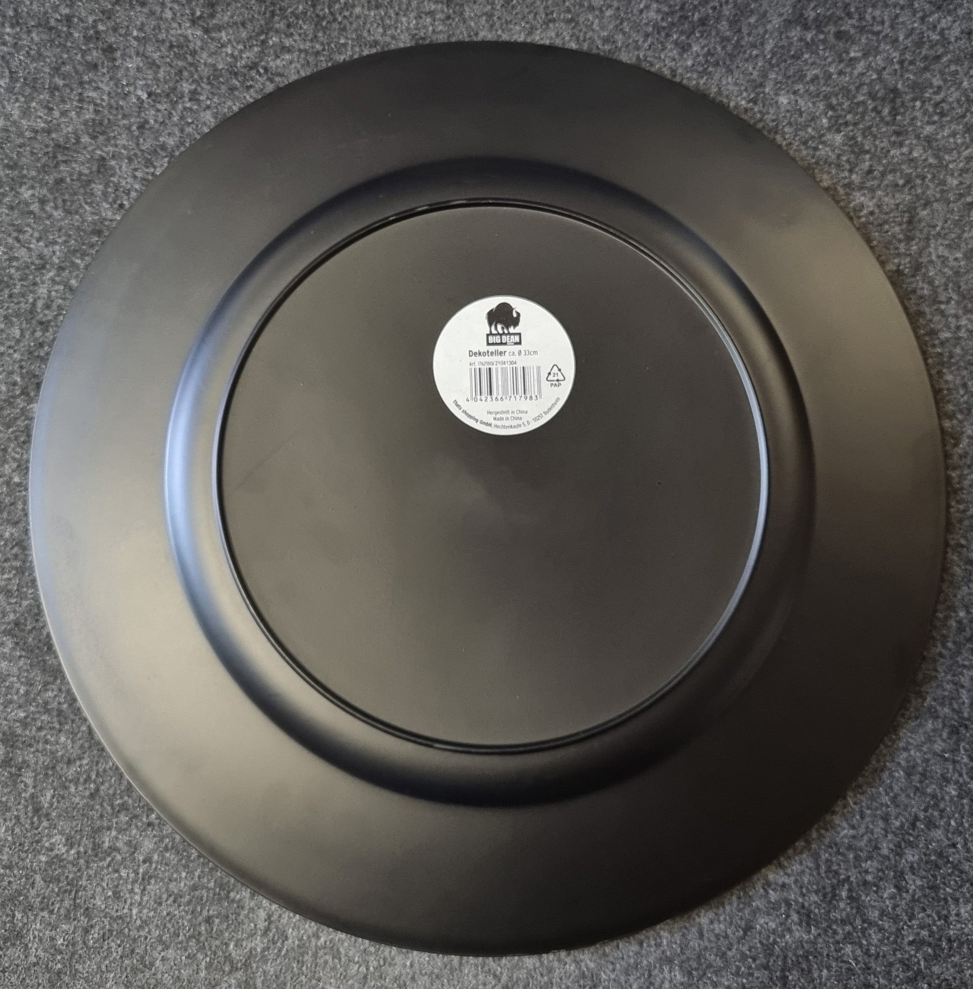 Platzteller Gold 33cm aus Kunststoff 6 Stück 4