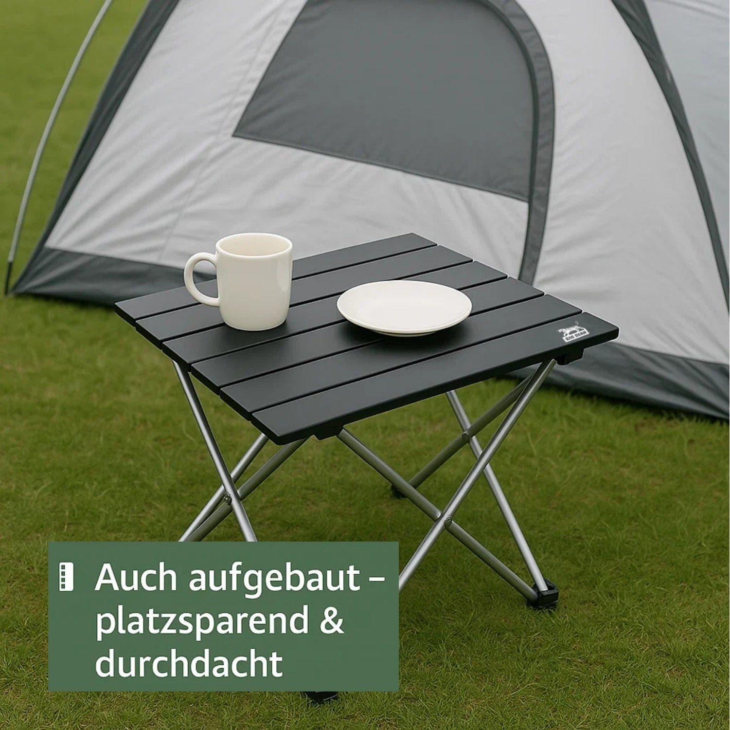 BigDean Campingtisch faltbar ultraleicht kleiner Klapptisch -  Campingtisch klein Campin Tisch 3