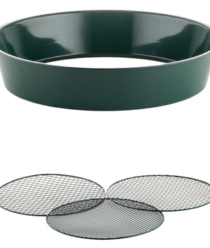 Gartensieb Erdsieb Metall mit 3 Maschenweiten Siebweiten 6,5 mm/9,5 mm/13 mm  6