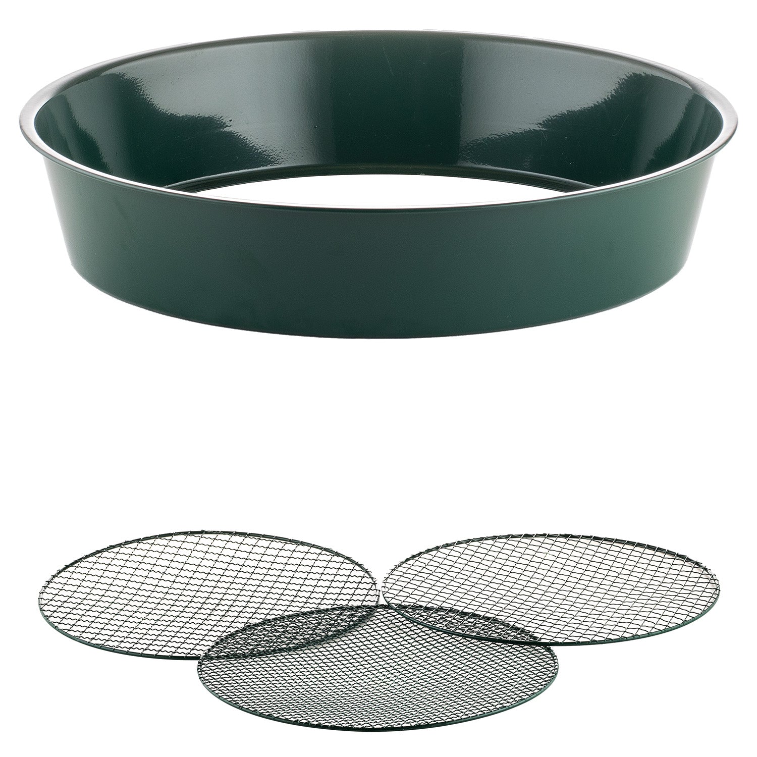 Gartensieb Erdsieb Metall mit 3 Maschenweiten Siebweiten 6,5 mm/9,5 mm/13 mm  6