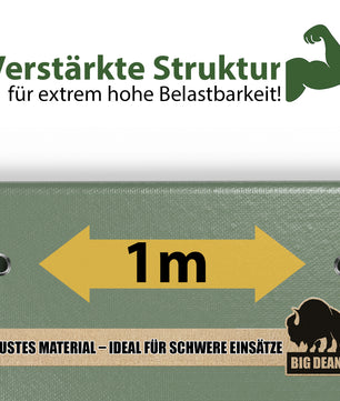 Abdeckplane wasserdicht 4x6m 150g/m² - Ultra reißfeste Gewebeplane 4