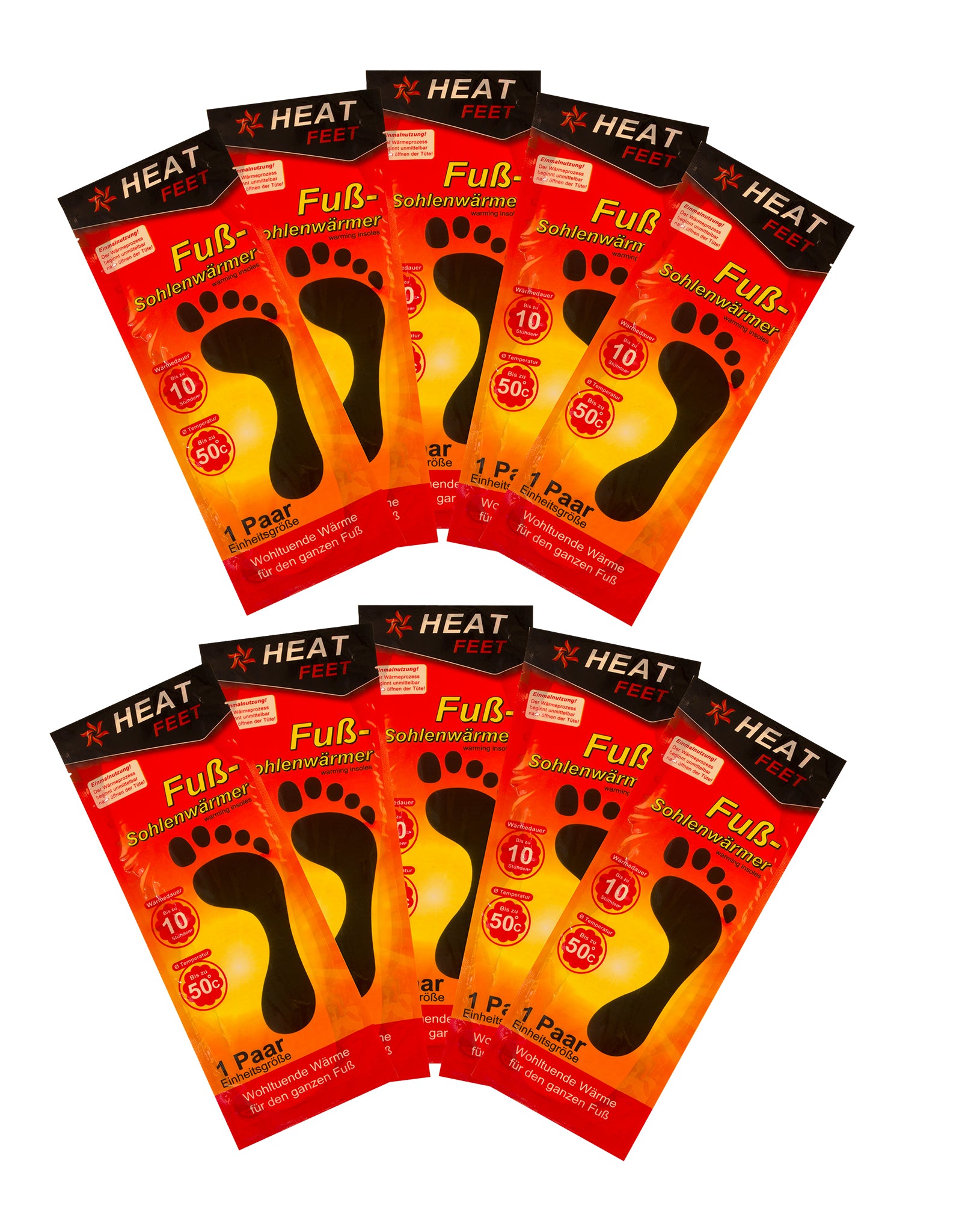 Fußsohlenwärmer Sohlenwärmer Fußwärmer Pads für Schuhe 10x 3