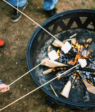 100 Lagerfeuerspieße 90 cm aus Bambus - Spieße Holzspieße XXL Stöcke Grillspieße 2