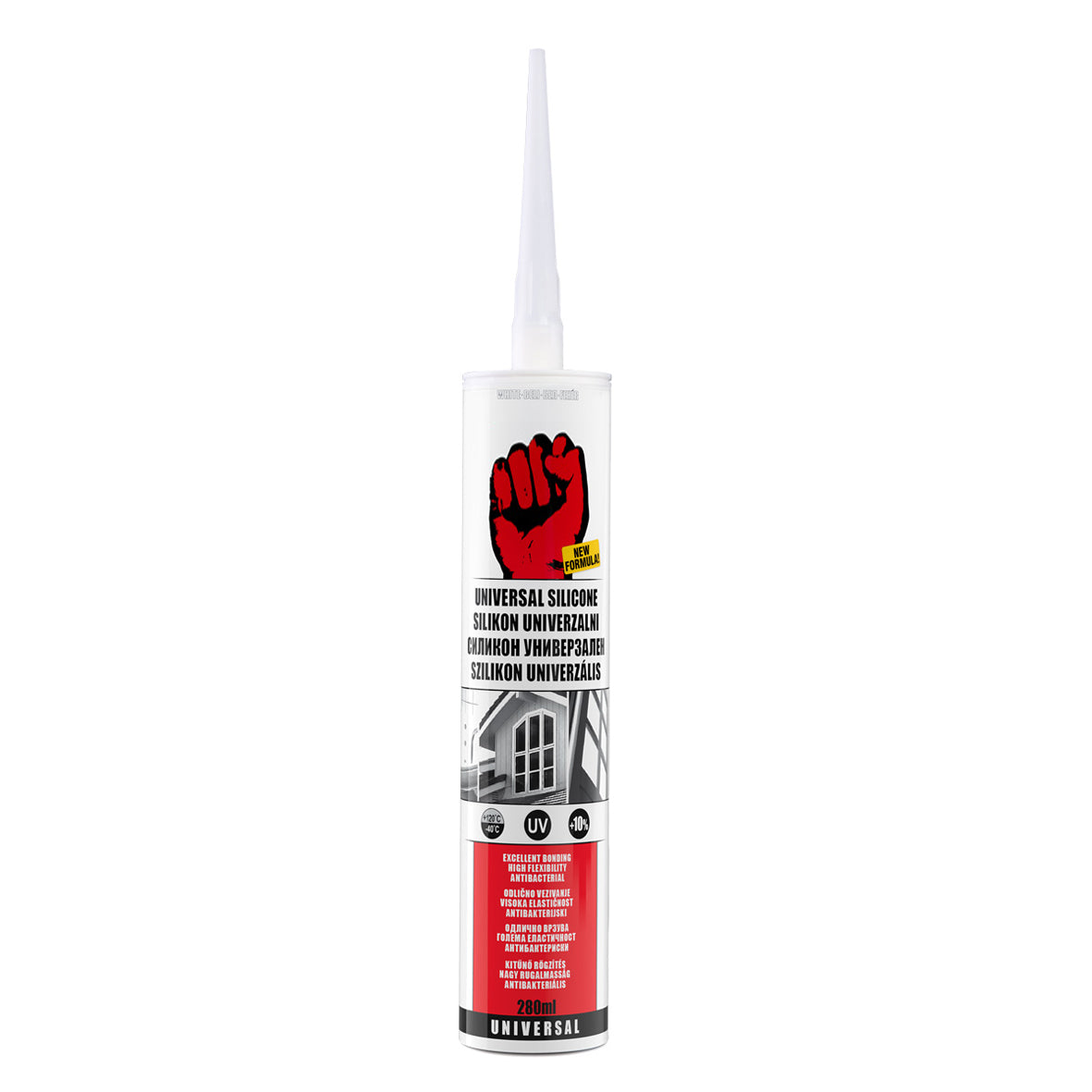 Universal Silikon weiß Kartusche 280 ml Silikondichtmasse