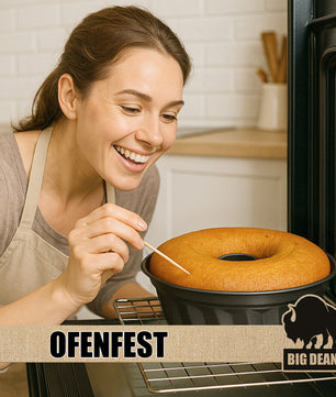 BigDean Gugelhupfform Ø 25 cm antihaftbeschichtet Gugelhupf Backform mit perfekter Hitzeverteilung 4