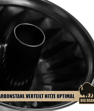 BigDean Gugelhupfform Ø 25 cm antihaftbeschichtet Gugelhupf Backform mit perfekter Hitzeverteilung 5