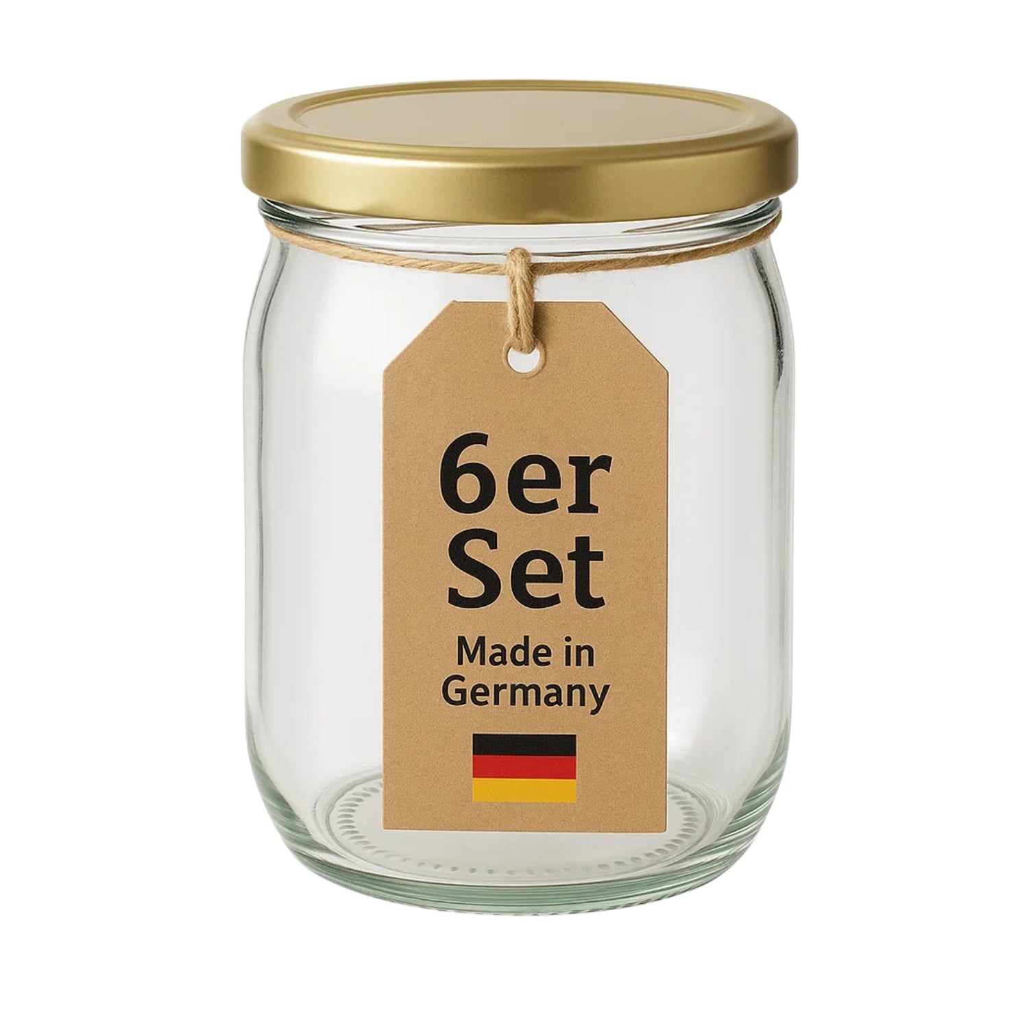 6 Stück Overnight Oats Gläser Extra große Öffnung - 1 Liter die perfekten MealPrep Gläser auslaufsicher Made in Germany