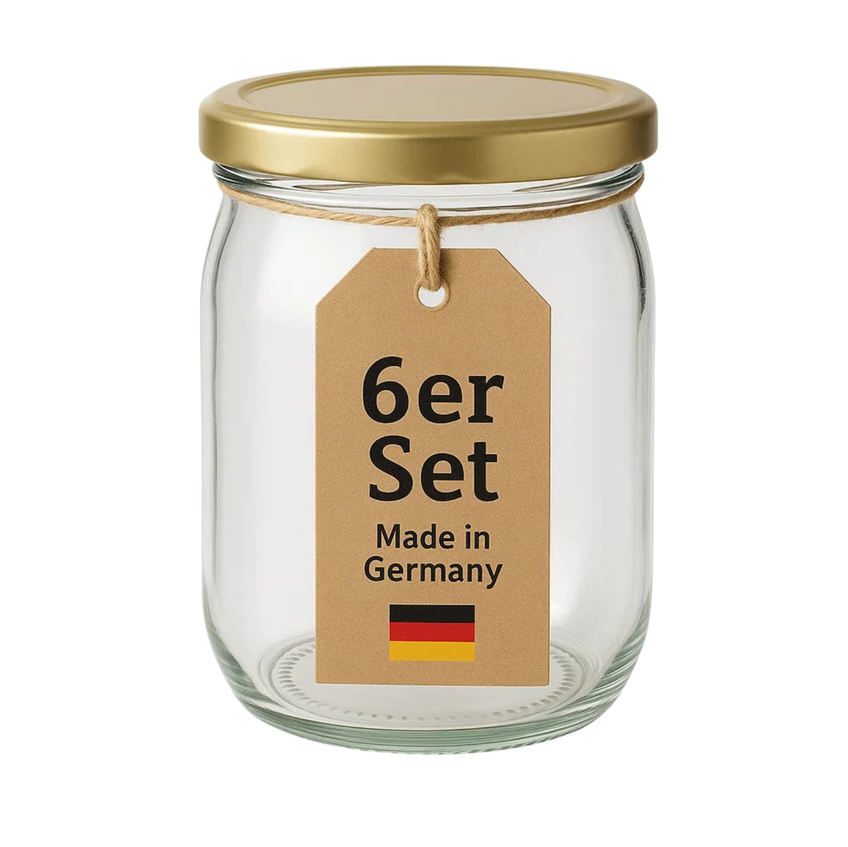 BigDean 6 Stück Overnight Oats Gläser Extra große Öffnung - 1 Liter die perfekten MealPrep Gläser auslaufsicher Made in Germany image 1