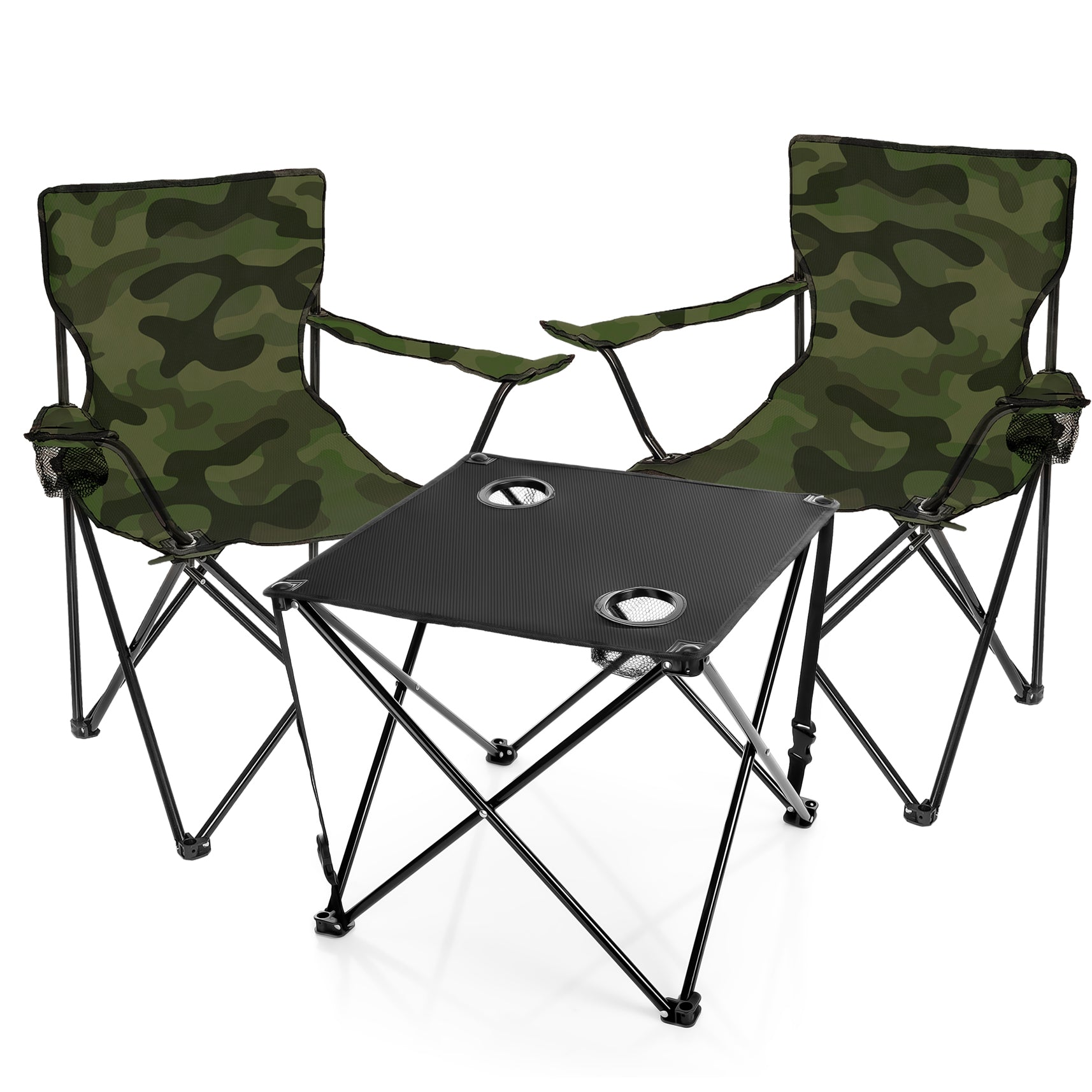 Campingtisch mit Stühlen camouflage - Camping Tisch Stuhl Set Camping Stühle  5