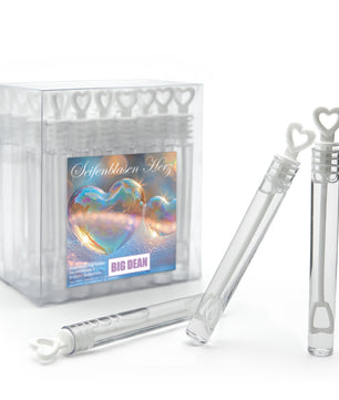 48 Stück Seifenblasen Hochzeit mit Flüssigkeit gefüllt