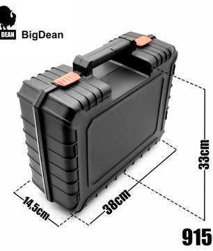 BigDean Maschinenkoffer leer aus bruchsicherem Kunststoff für sichere Werkzeugaufbewahrung 3