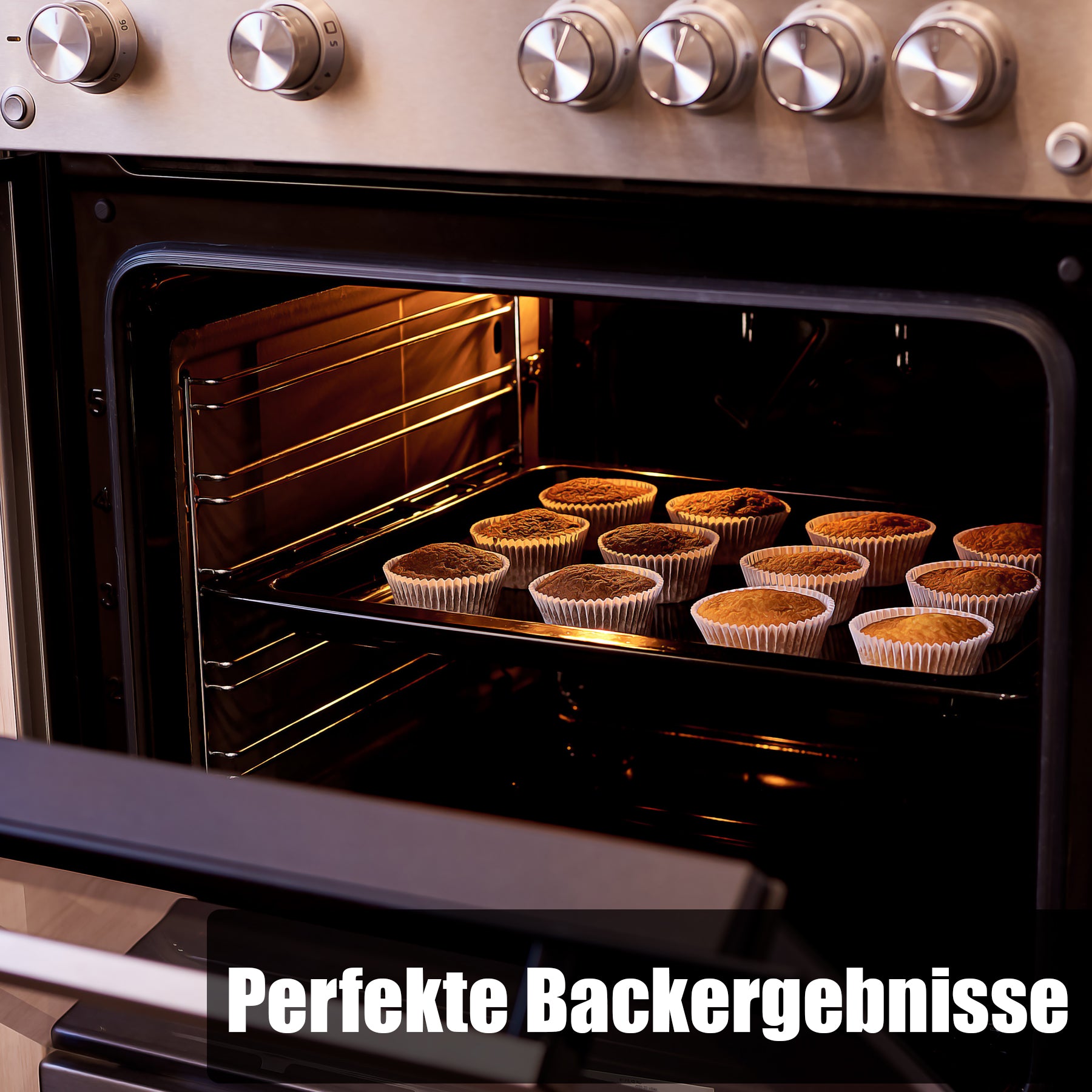 Backblech ausziehbar - Backofenblech variabel verstellbar 33 - 52 cm Universelles Backblech