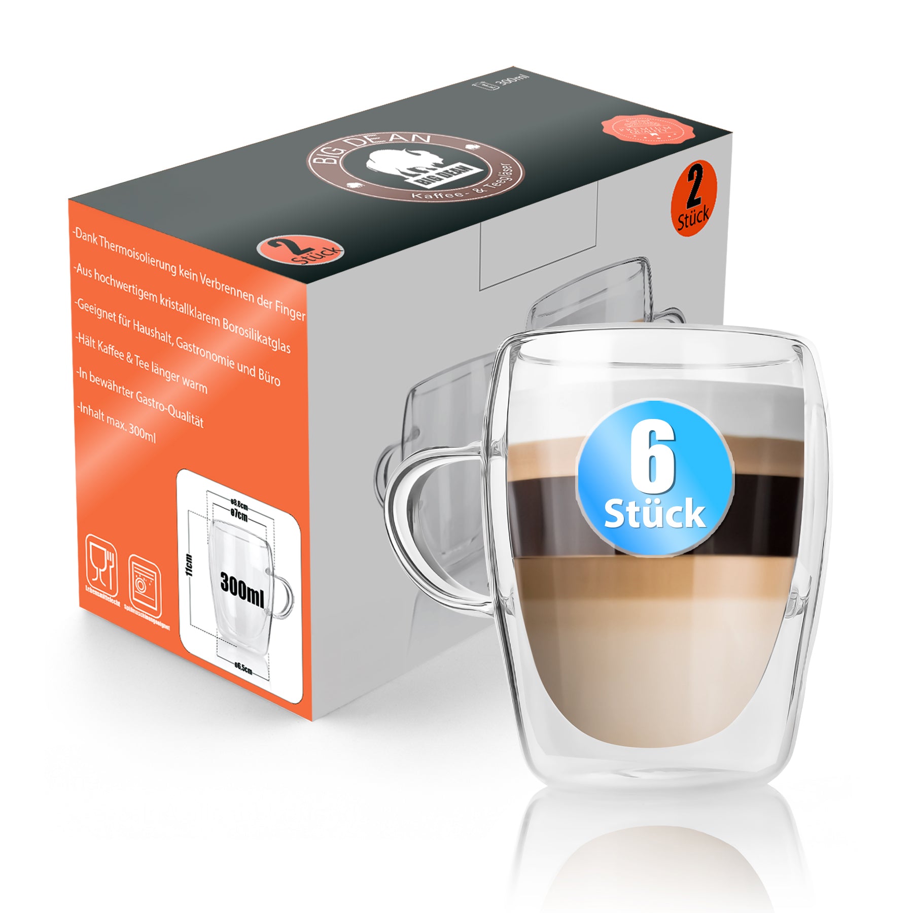 ecomposer-menge-6x,ecomposer-stil-macchiatogläsermithenkel300ml