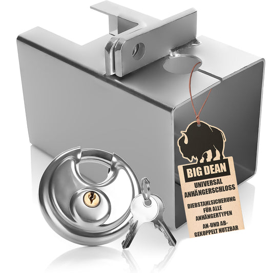 Anhängerschloss ideal für Angekoppelte & Abgekoppelte Anhänger