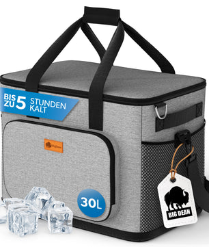 30L Kühltasche auslaufsicher & wasserdicht – Picknicktasche für Essen & Getränke