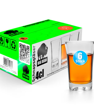 6 Stück Schnapsgläser 4cl