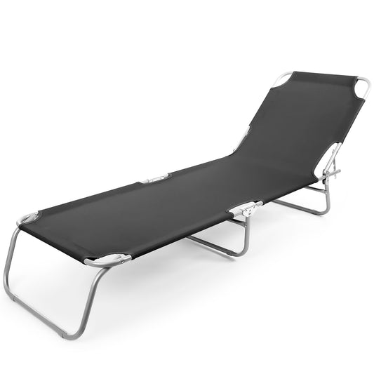 Sonnenliege klappbar 150 kg belastbar mit 4-fach verstellbarer Rückenlehne