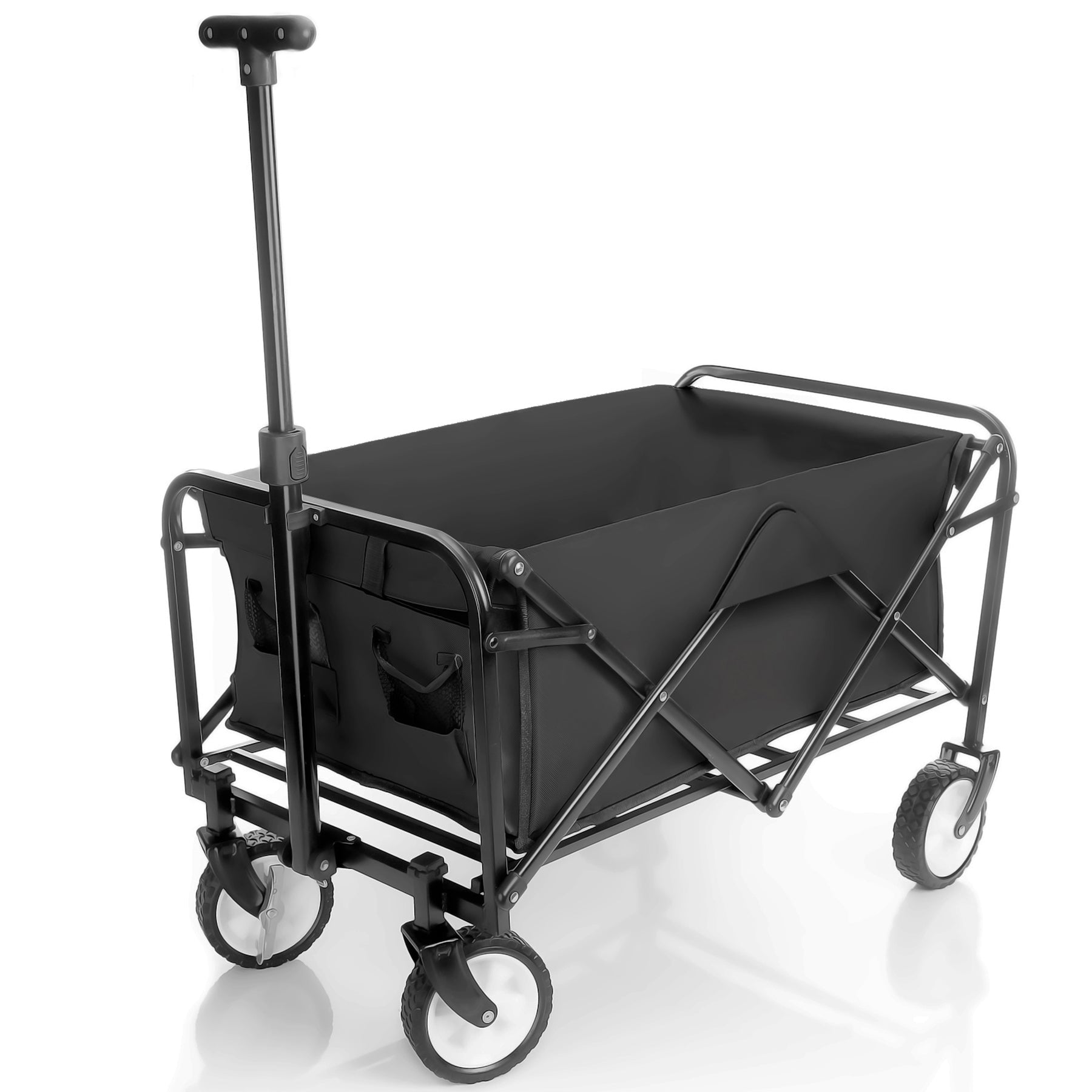 Bollerwagen faltbar belastbar bis 80kg – Bollerwagen platzsparend zusammenklappbar