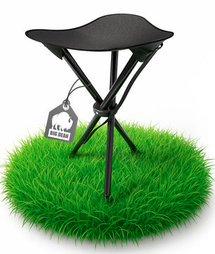 Campinghocker faltbar & ultraleicht - robuster Dreibeinhocker tragbarer Klapphocker