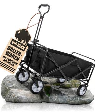 Bollerwagen faltbar 100kg belastbar 105L robuster Bollerwagen von BigDean