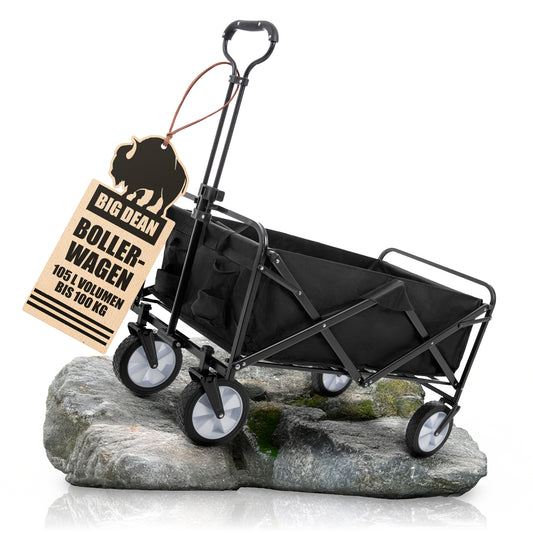 Bollerwagen faltbar 100kg belastbar 105L robuster Bollerwagen von