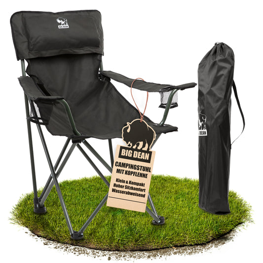 BigDean Luxus Campingstuhl Faltbar Extra groß 150 KG Belastbar, Stabil und bequem image 1