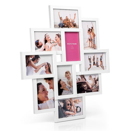 Bilderrahmen Collage 10x15 cm – Fotorahmen für 10 Fotos