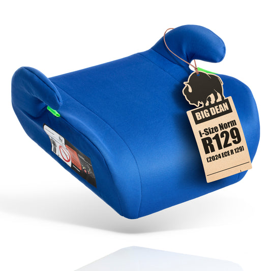 Kindersitzerhöhung nach neuster i-Size Norm R129 Blau Sitzerhöhung Kinder Auto