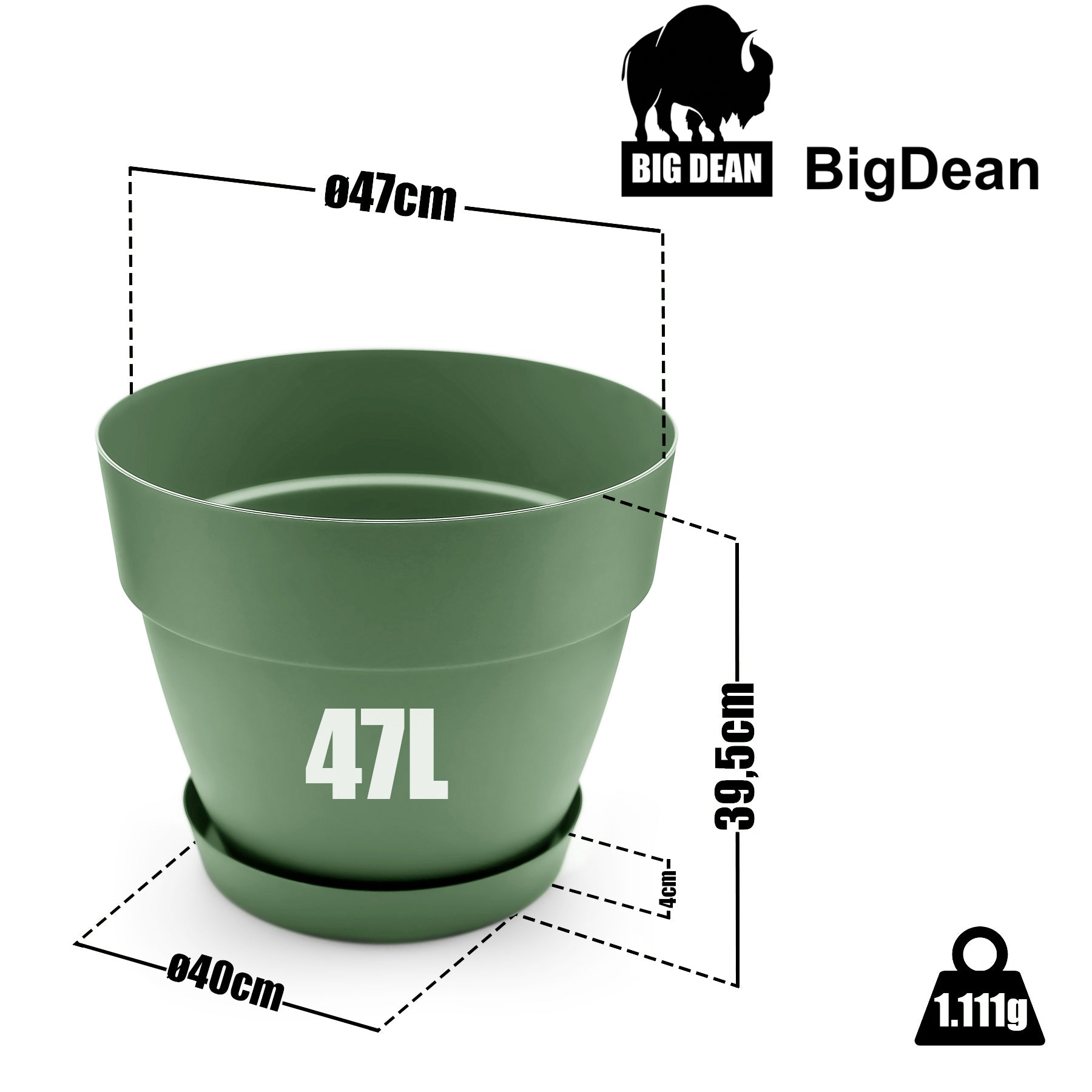 ecomposer-farbe-olivegrün,ecomposer-größe-durchmesser47cm