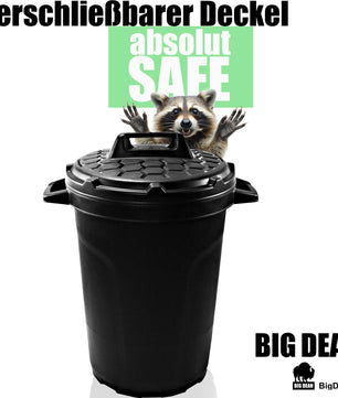 Allzwecktonne Tonne mit Deckel 90 Liter 3