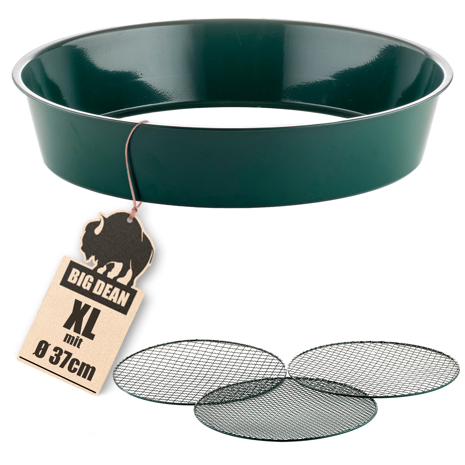Gartensieb Erdsieb Metall mit 3 Maschenweiten Siebweiten 6,5 mm/9,5 mm/13 mm 