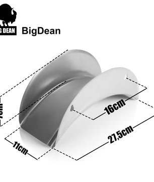 BigDean 3 Stück Gartenschlauchhalter aus Metall silber - robuster Schlauchhalter zur Wandmontage 3