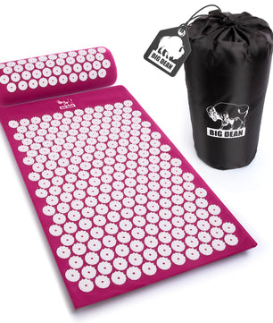 Akupressurmatte mit Kissen & Hülle zu Steigerung des Wohlbefindens– Massagematte