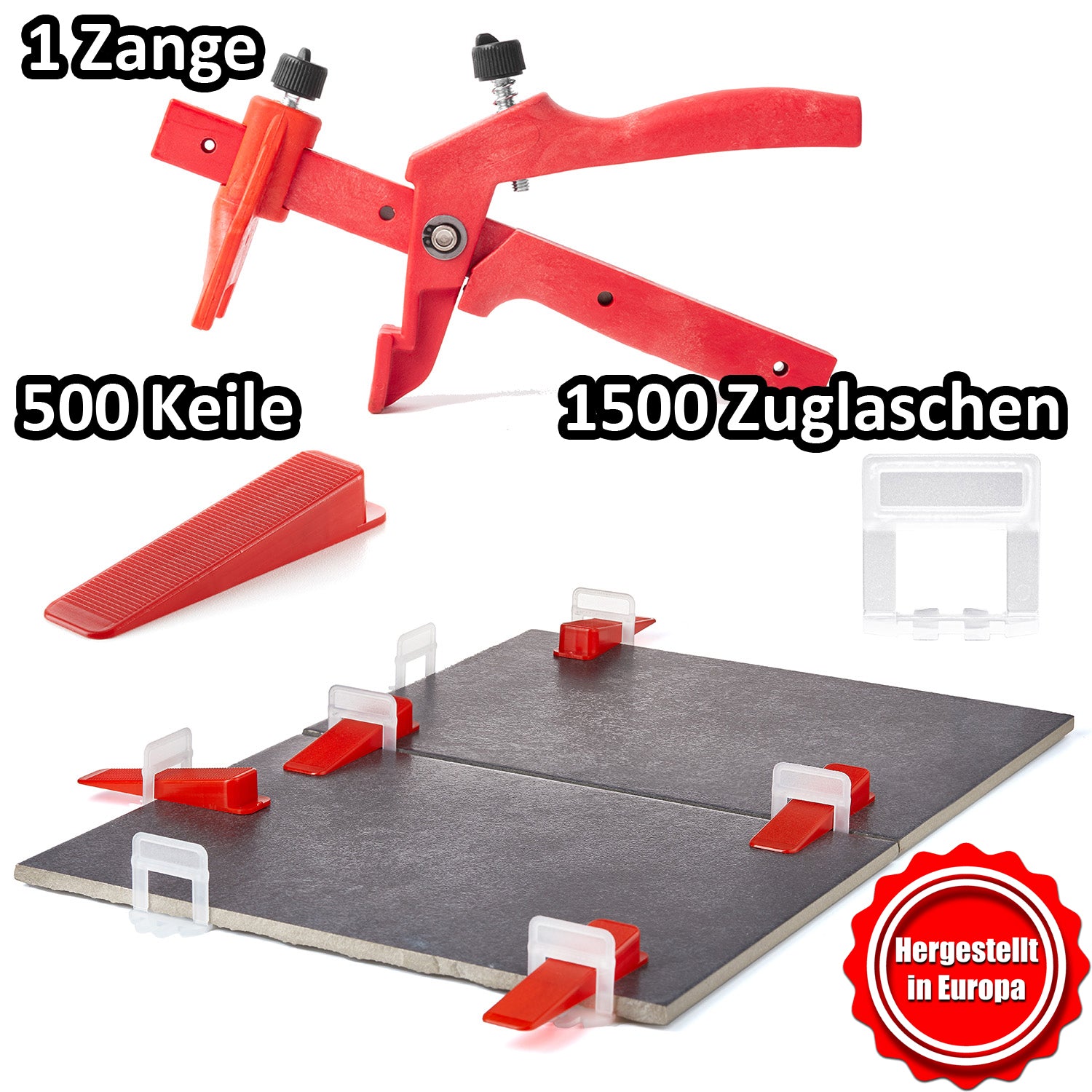 ecomposer-größe-2mm,ecomposer-stil-1500laschen&500keile&zange