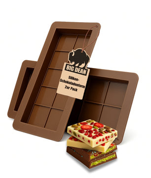 2er-Set Schokoladenform Silikon - tiefe Schokoladenform Dubai Schokolade Form