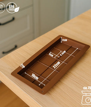2er-Set Schokoladenform Silikon - tiefe Schokoladenform Dubai Schokolade Form 3