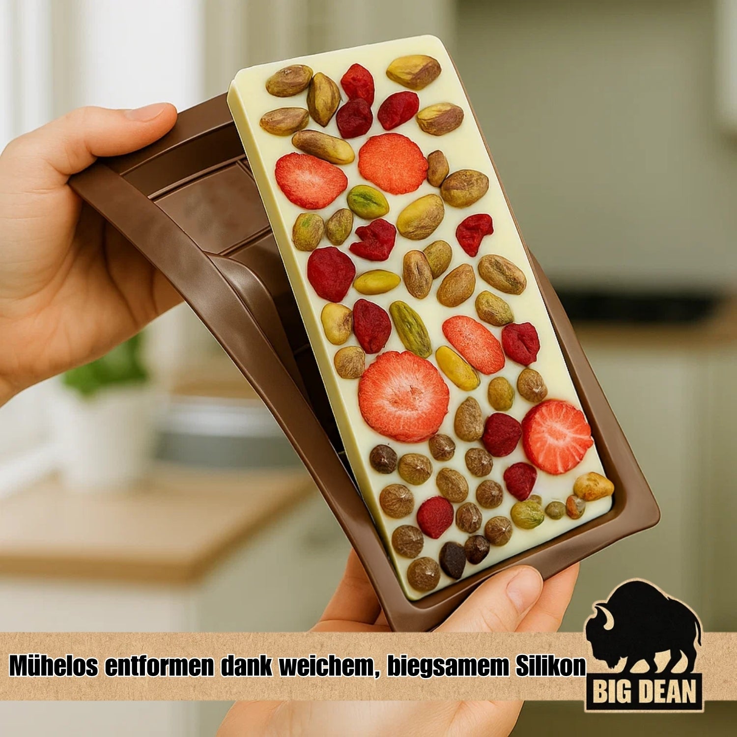 2er-Set Schokoladenform Silikon - tiefe Schokoladenform Dubai Schokolade Form 4