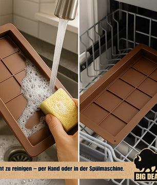 2er-Set Schokoladenform Silikon - tiefe Schokoladenform Dubai Schokolade Form 6