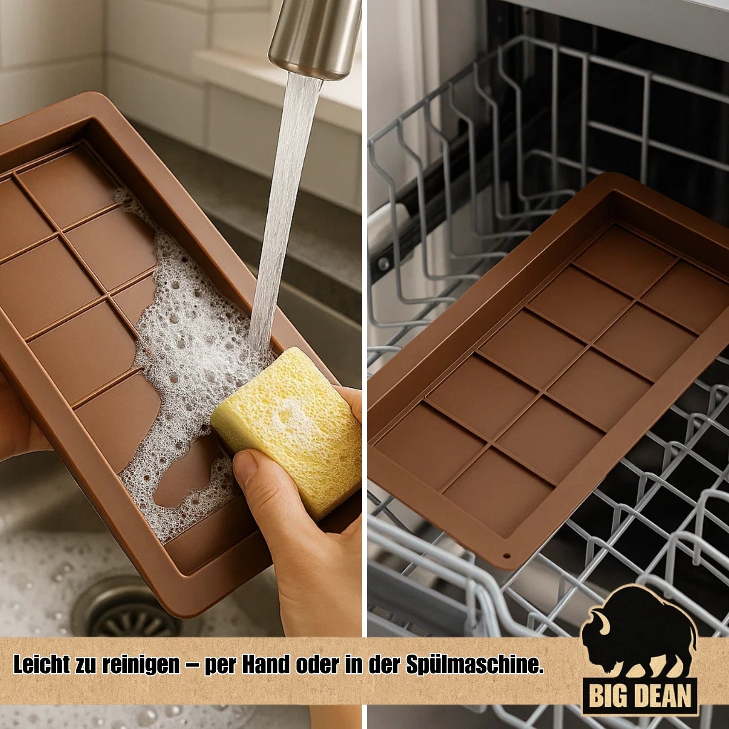 2er-Set Schokoladenform Silikon - tiefe Schokoladenform Dubai Schokolade Form 6