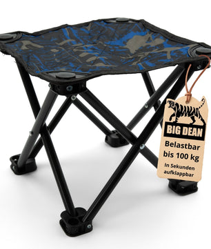 Kleiner Camping Hocker 23cm Angelhocker Campinghocker Dreibeinhocker Falthocker